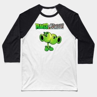 Split Pea design | Plants vs Zombies Baseball T-Shirt